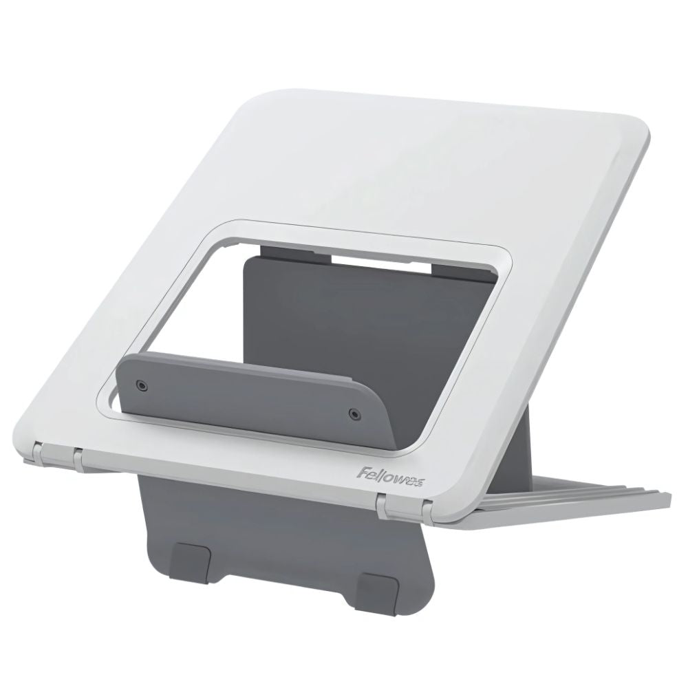 Soporte Ergonómico para Laptop Fellowes Breyta | Altura Ajustable, Blanco