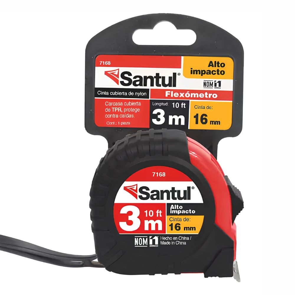 Flexómetro Santul Alto Impacto 3m 5m 8m Doble Cara