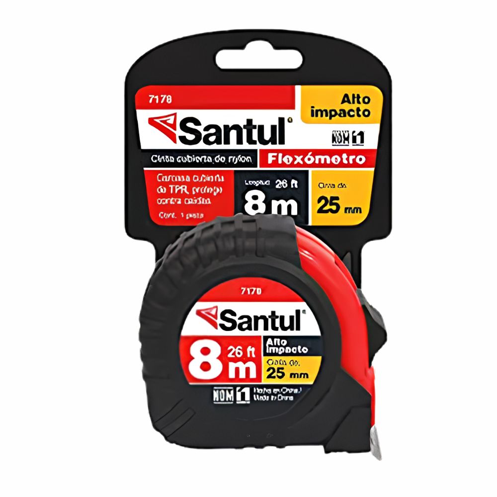 Flexómetro Santul Alto Impacto 3m 5m 8m Doble Cara