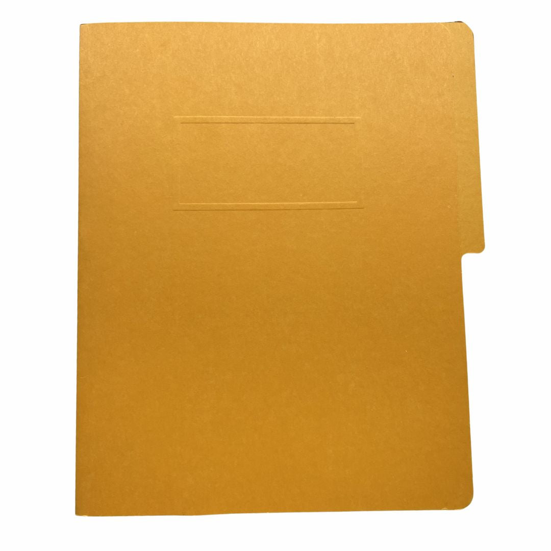 Carpeta Pressboard Ribot Amarillo Carta con Broche de 8 cm |  10 piezas