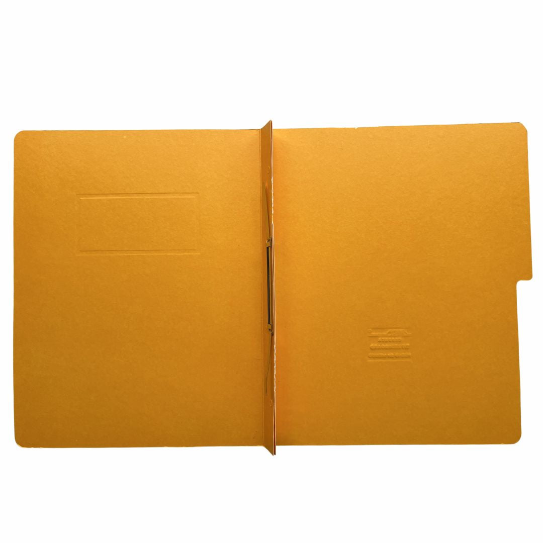 Carpeta Pressboard Ribot Amarillo Carta con Broche de 8 cm |  10 piezas