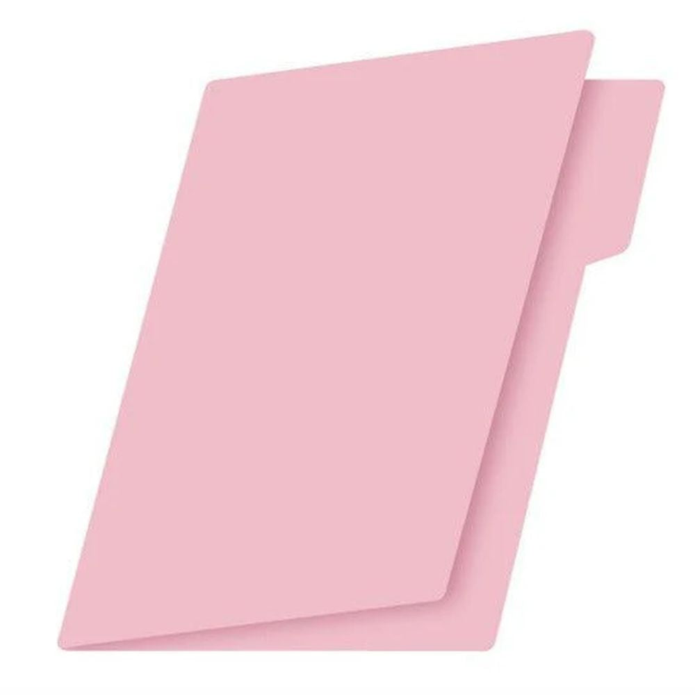 Folder Tamaño Oficio Rosa | Media Ceja 1/2" | Cartulina Alta Calidad | Expedientes