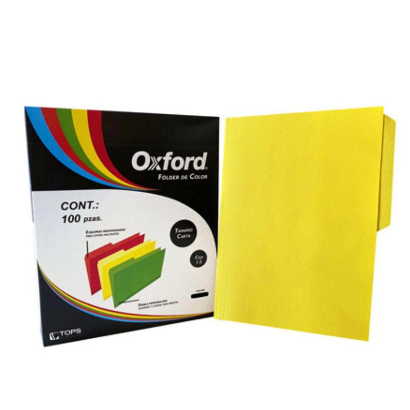 Folder Oxford Carta Colores  C/100 M762