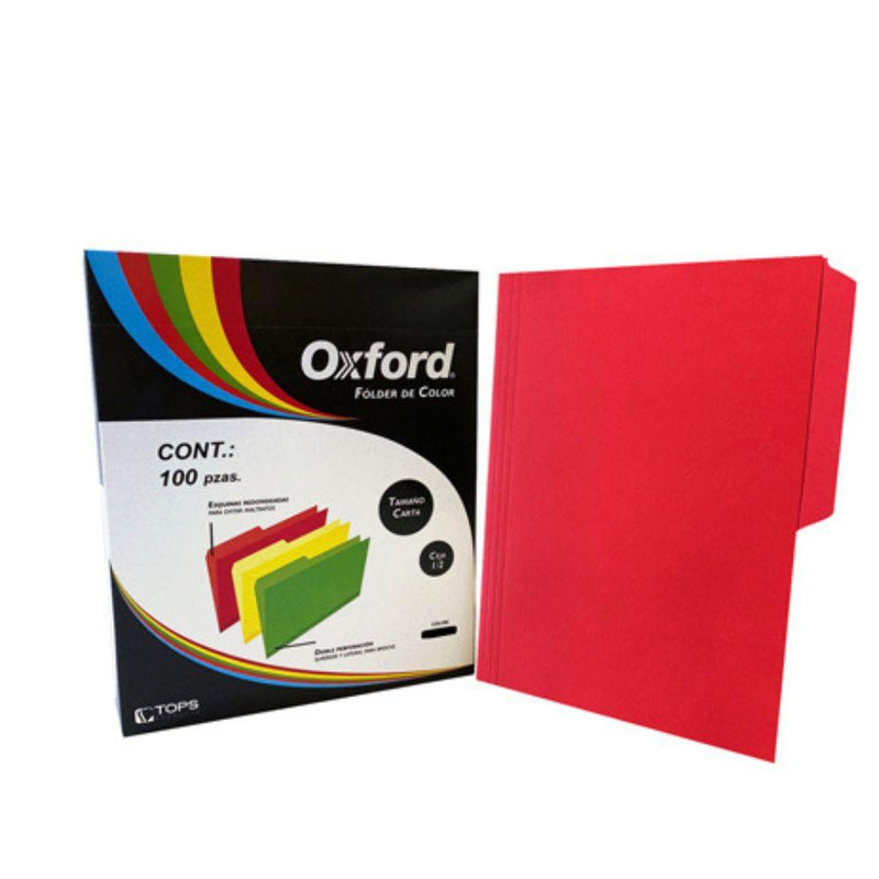 Folder Oxford Carta Colores  C/100 M762