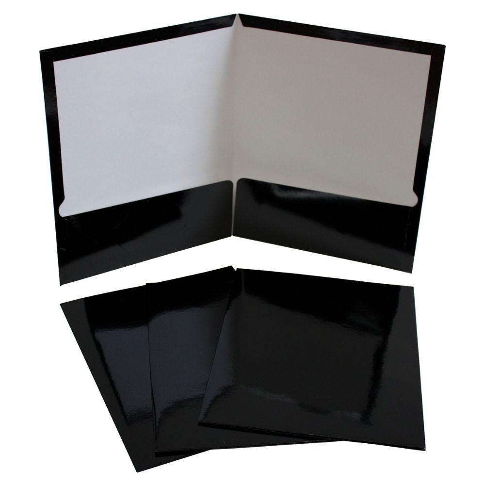 Folder Showfolio Laminado Oxford Carta Color Negro Caja Con 25 Pzas - Colmenero Shop