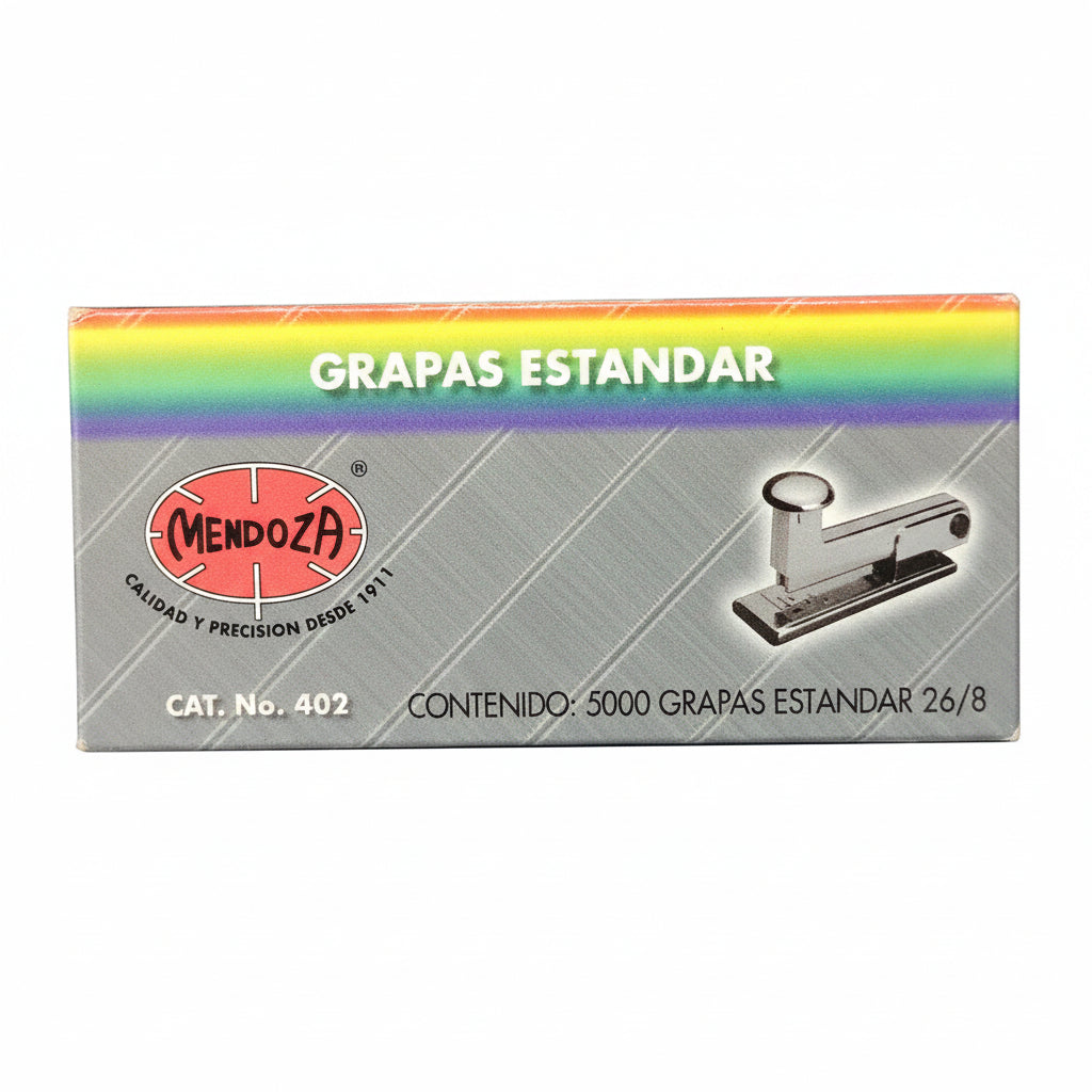 Caja de grapas Mendoza stantar 5000 pzs