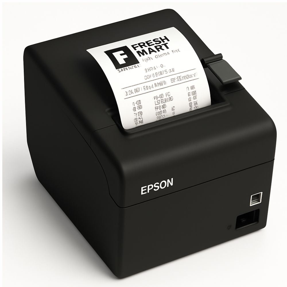 Impresora Térmica Epson TM-T20III-001 TPV | 250 mm/s | USB y Serial | Ahorro de Papel