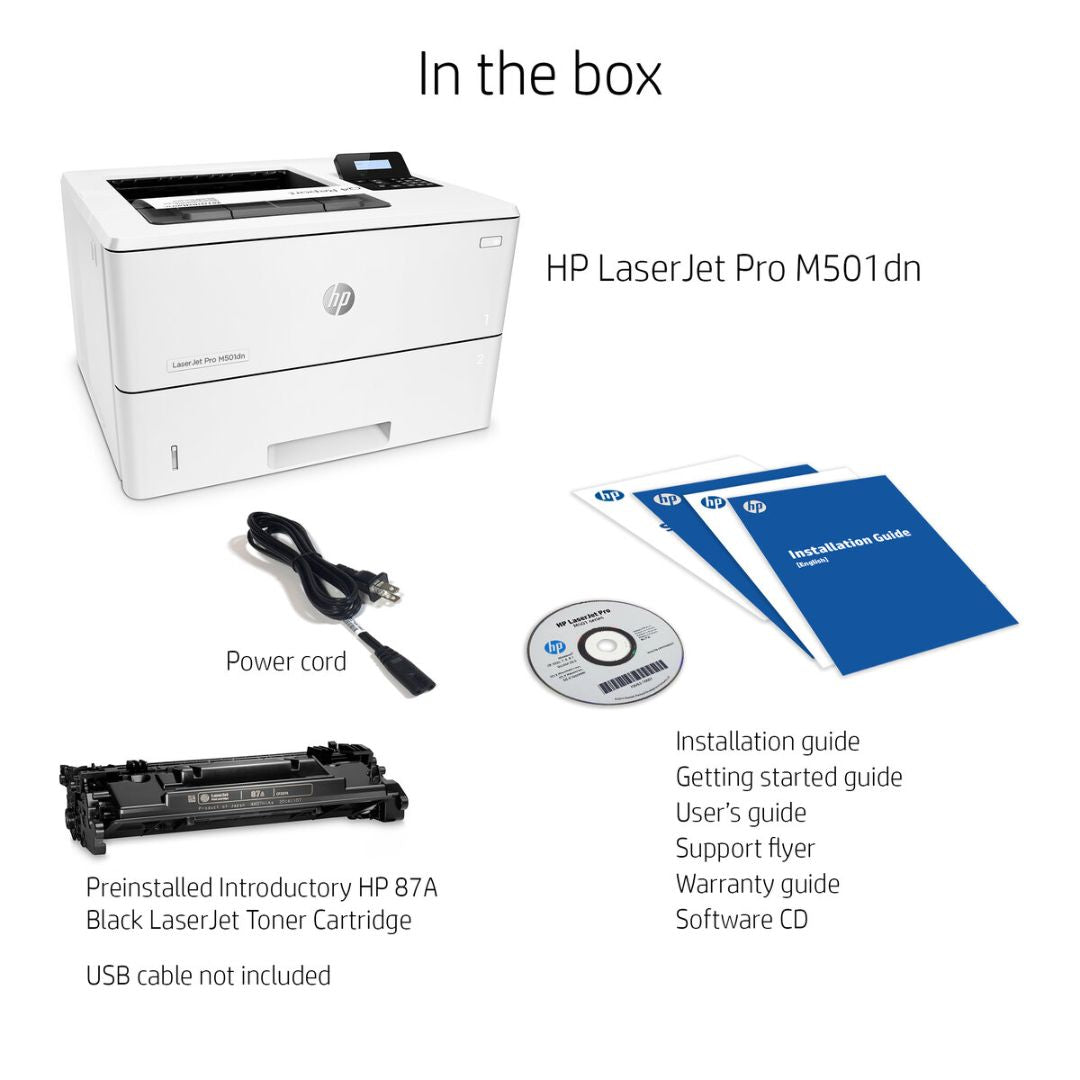 Impresora Láser HP LaserJet Pro M501DN Monocromática