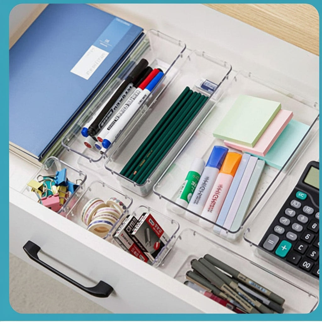 Organizador Para Cajón Nextep Transparente Juego de 13 Pz Ne-623 - Colmenero Shop