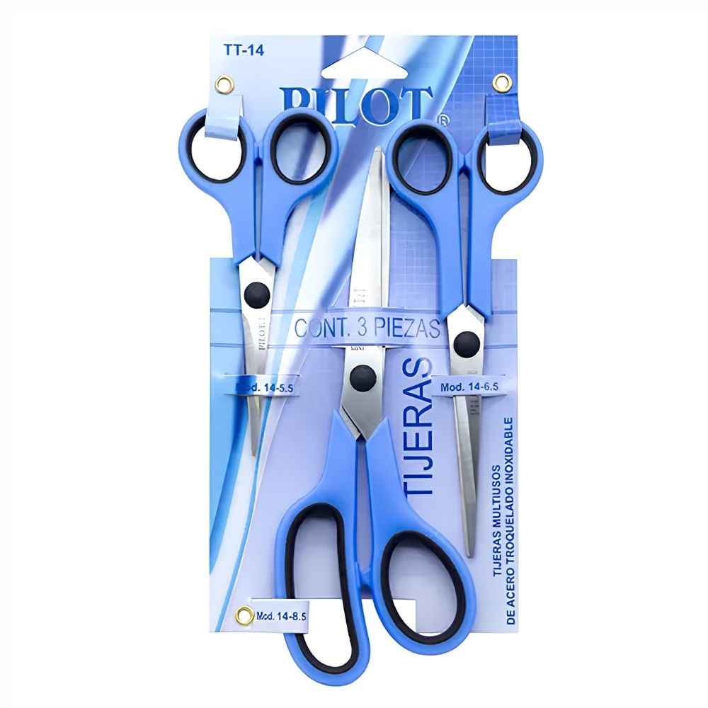Juego de Tijeras Multiusos Pilot TT-14 3 Piezas