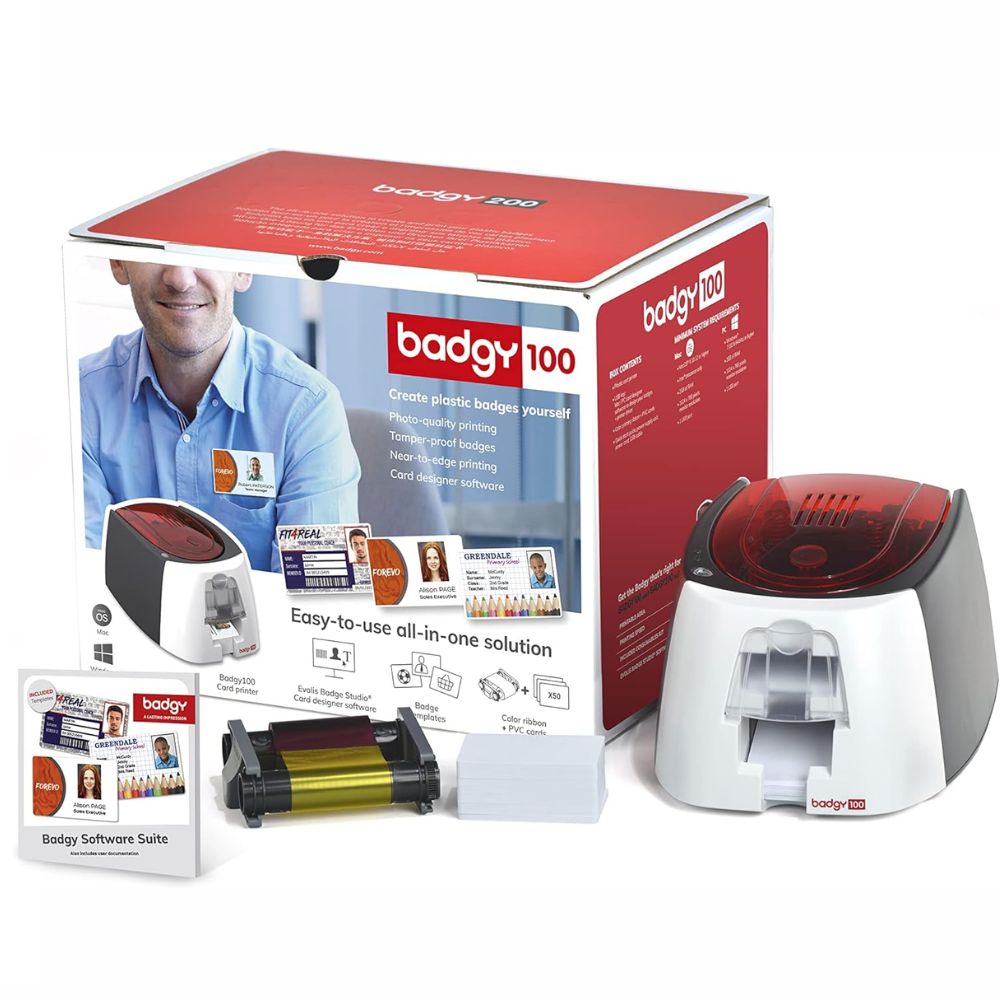 Impresora Para Credenciales Badgy100 R100C