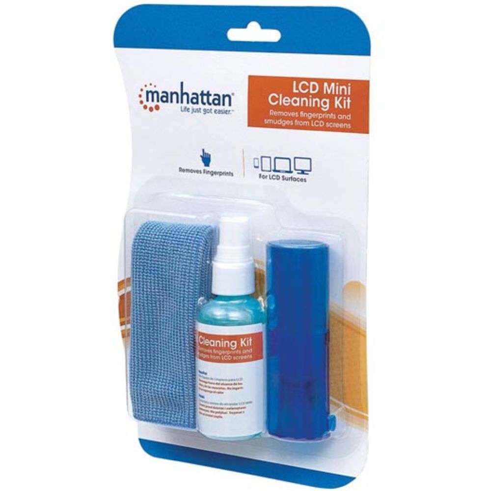 Kit de Limpieza Manhattan 60ml para Pantallas LCD y Laptops