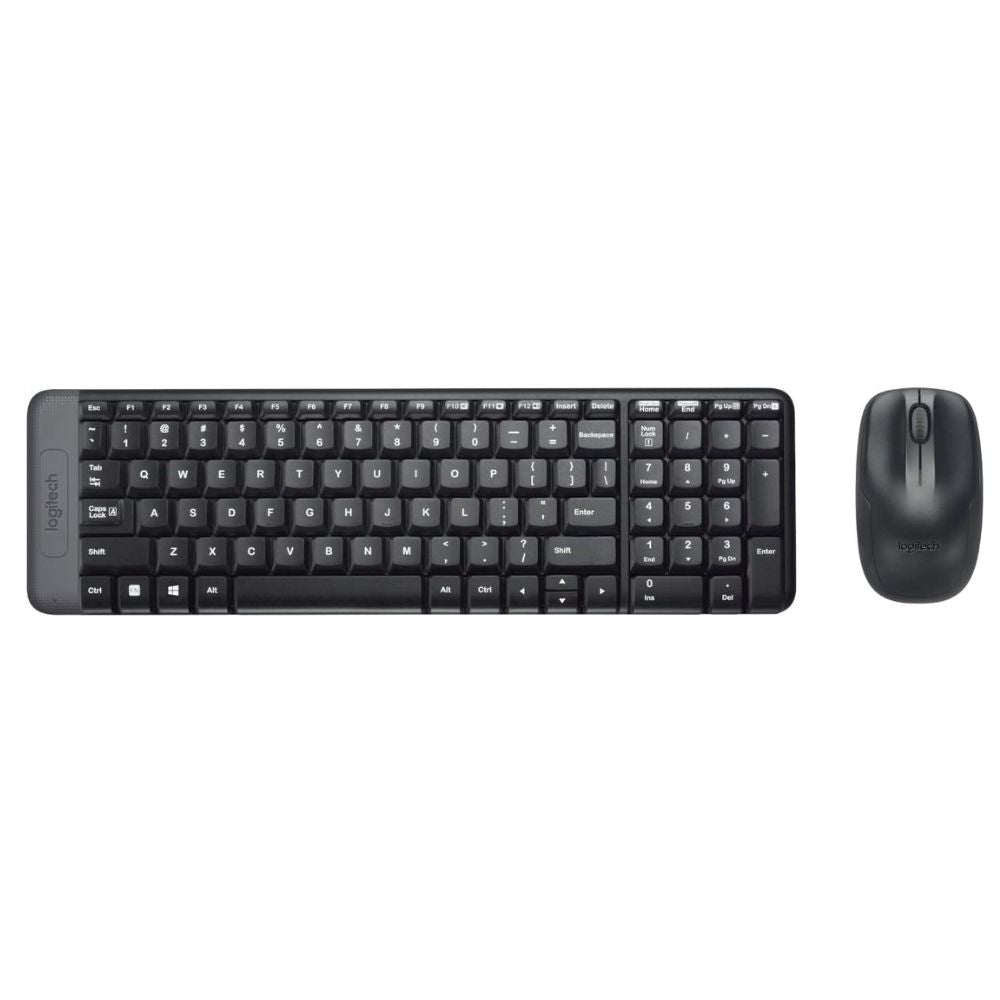 Kit Logitech Teclado Y Mouse Mk220 Negro
