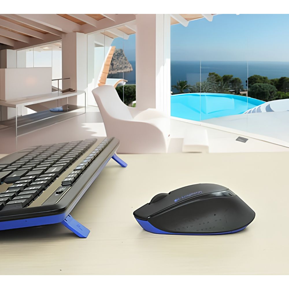 Kit Teclado y Mouse Logitech MK345 Inalámbrico Negro | Español