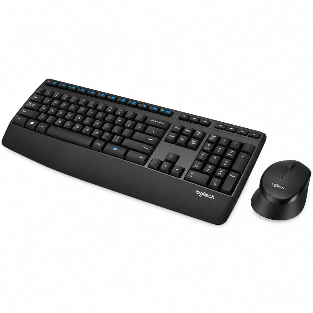 Kit Teclado y Mouse Logitech MK345 Inalámbrico Negro | Español