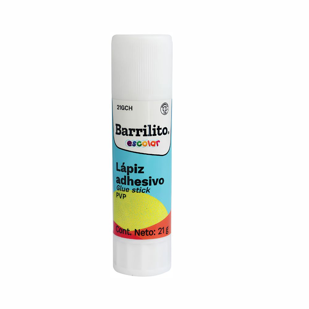 Lápiz Adhesivo Barrilito Blanco | Pegamento en Barra 9g 21g 36g