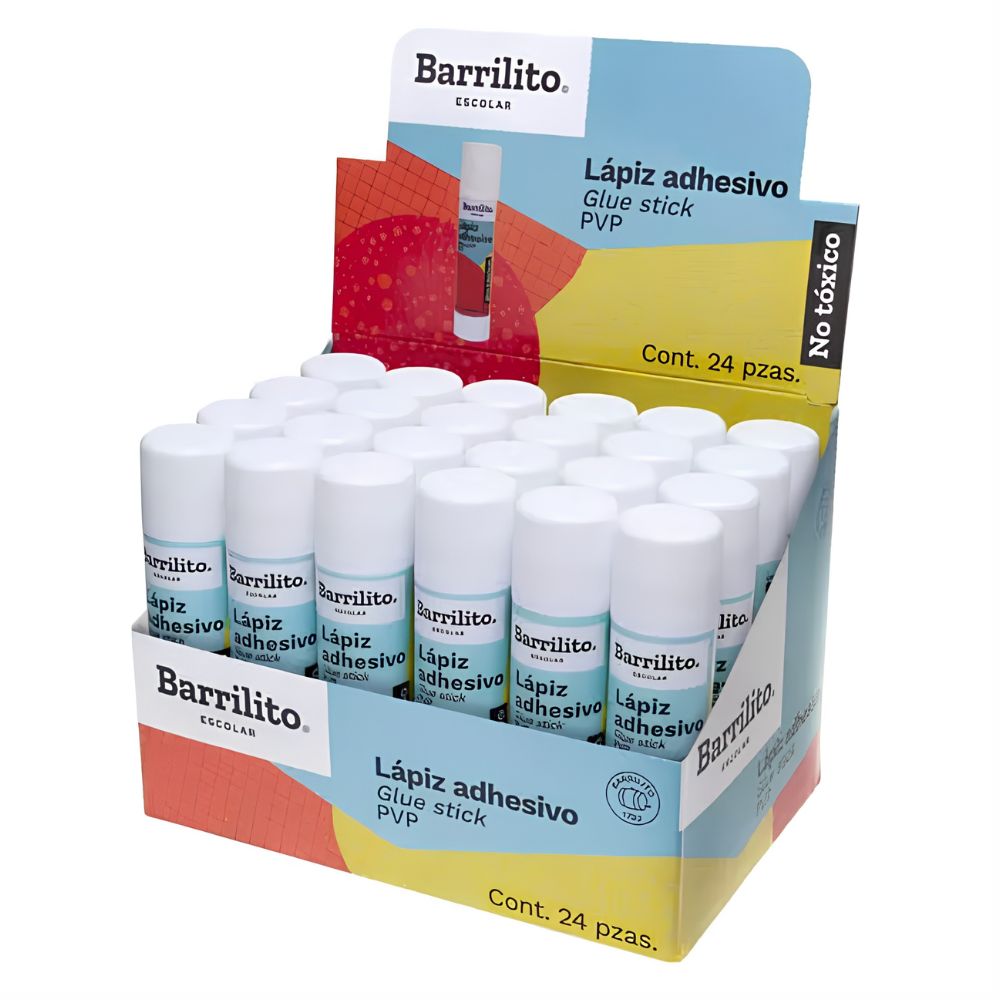 Lápiz Adhesivo Barrilito Blanco | Pegamento en Barra 9g 21g 36g