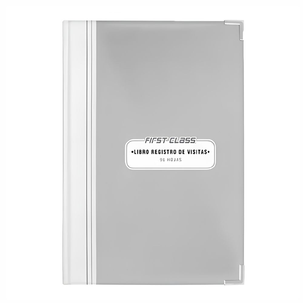 Libro Registro de Visitas Francés Dietrix First Class | 96 Hojas Gris 1368