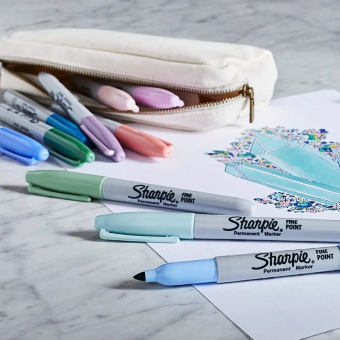 Marcador Permanente Fino Sharpie Mystics 12 Piezas 2155618