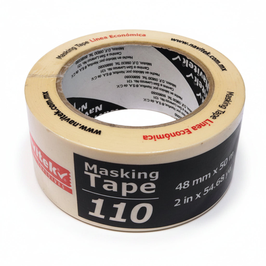 Masking Tape Uso 110 Navitek Color Natural 48 Mm X 50 M - Colmenero Shop