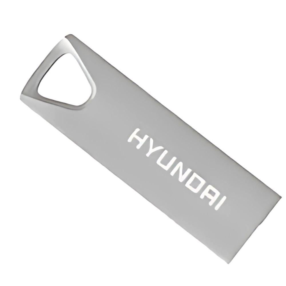 Memoria USB Hyundai BRAVO U2B16G 16GB | USB 2.0 | Color Plata