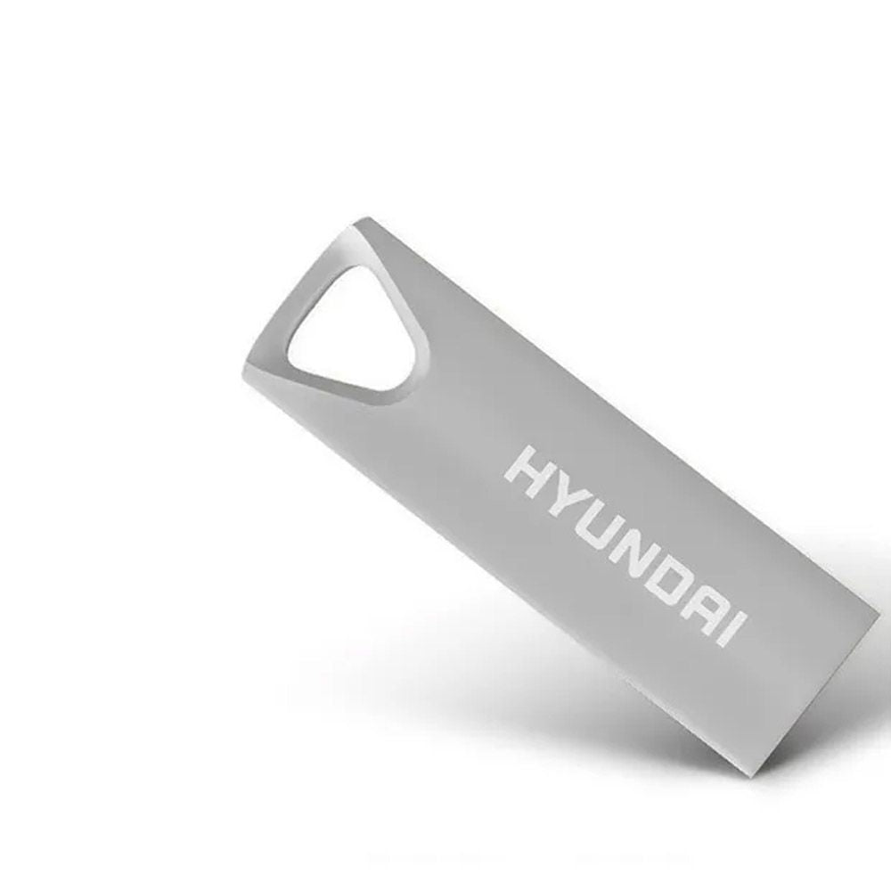 Memoria USB Hyundai BRAVO U2B16G 16GB | USB 2.0 | Color Plata