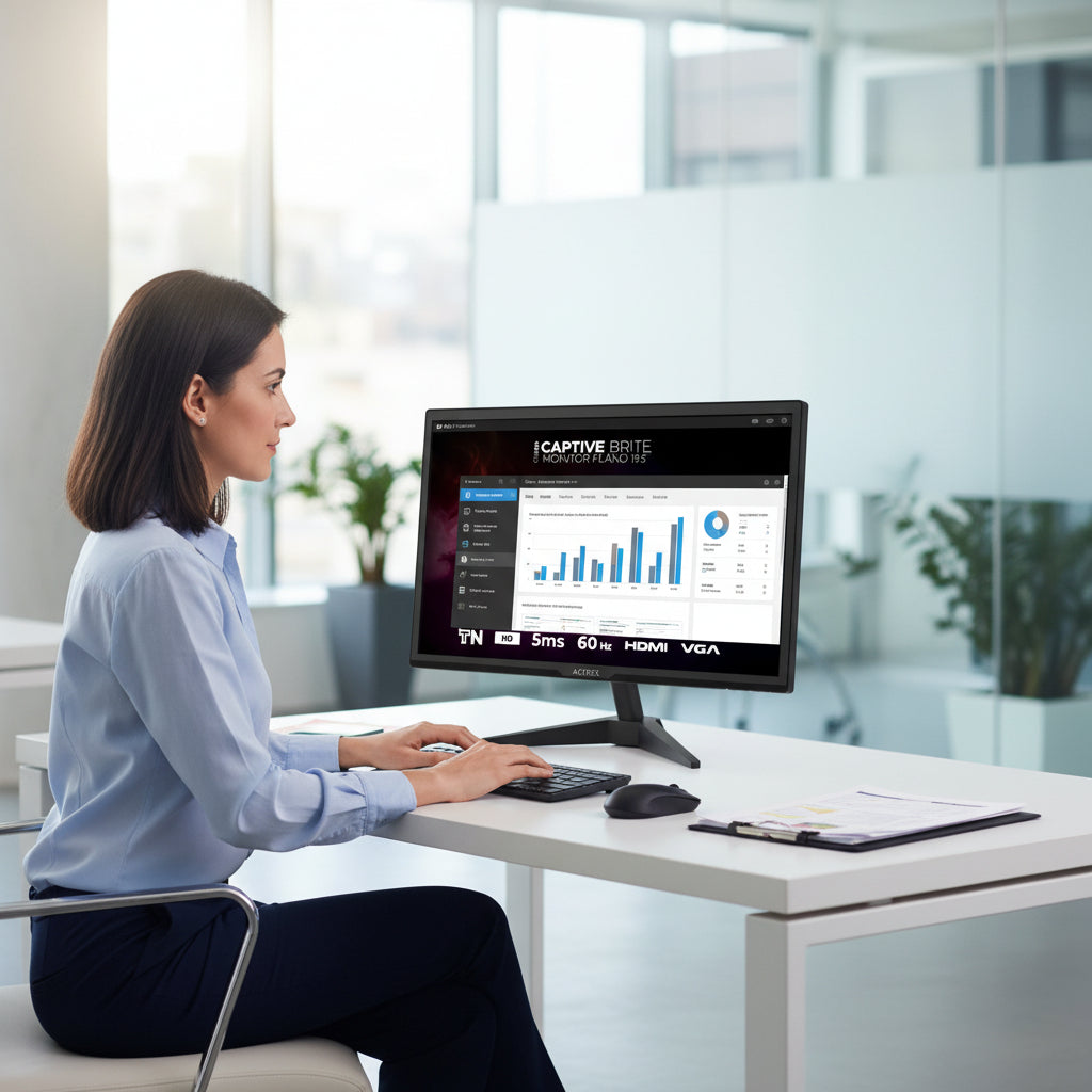 Monitor Acteck 19.5" Captive Brite AC-939409 | Mayoreo B2B