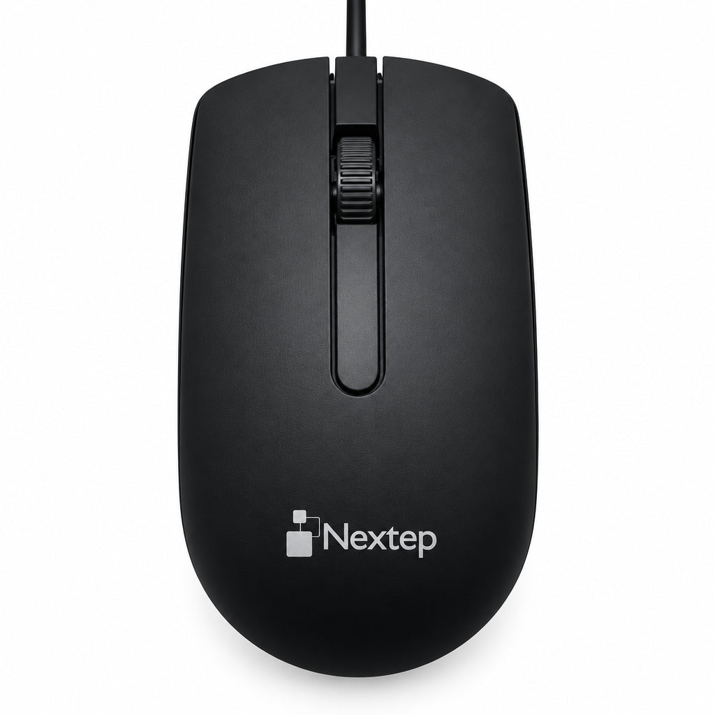 Mouse Nextep Alámbrico USB 1000 dpi Color Negro NE-141 - Colmenero Shop