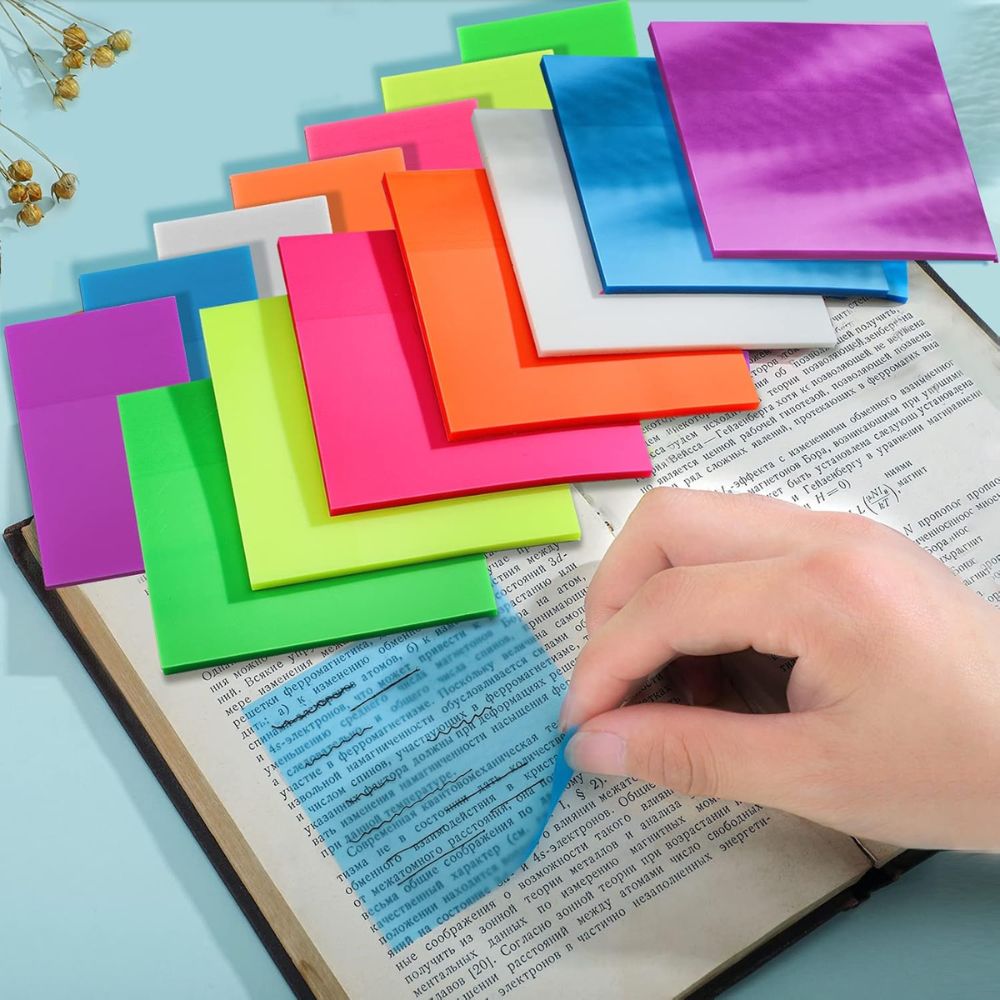 Notas Adhesivas Artesco Transparentes | 3x3 pulgadas