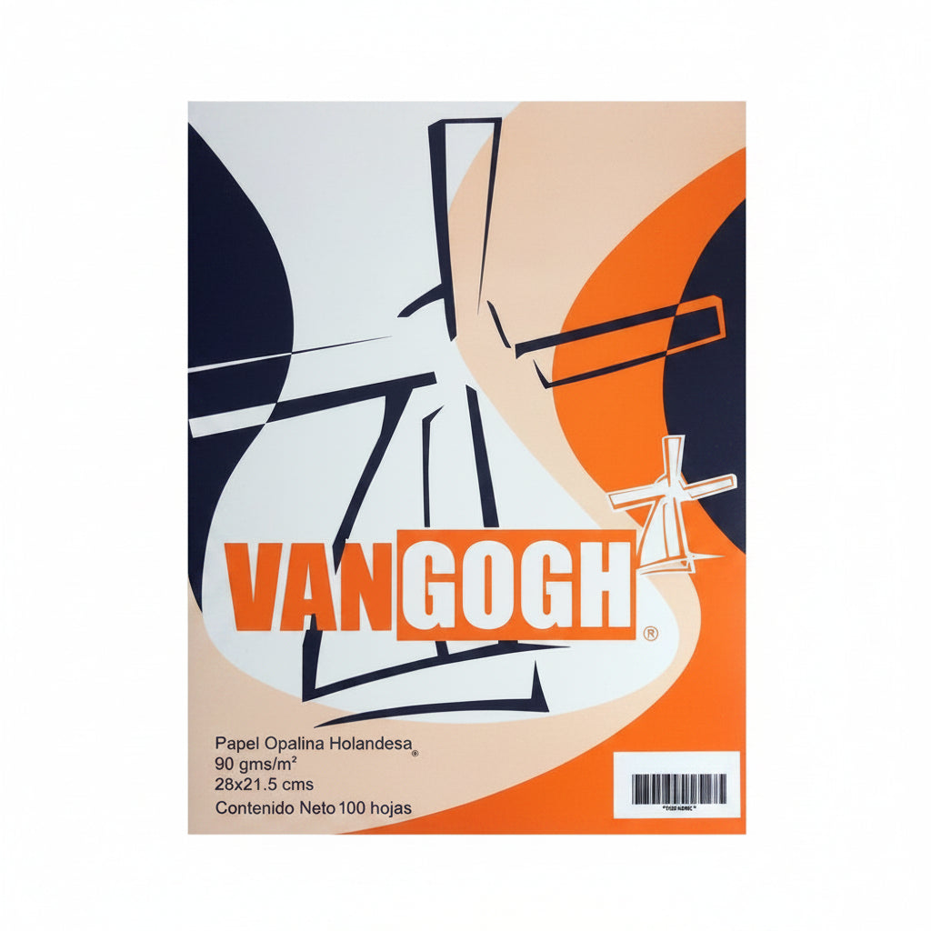Opalina Van Gogh Holandesa 90g | Papel Blanco Ecológico 100 Hojas para Impresora
