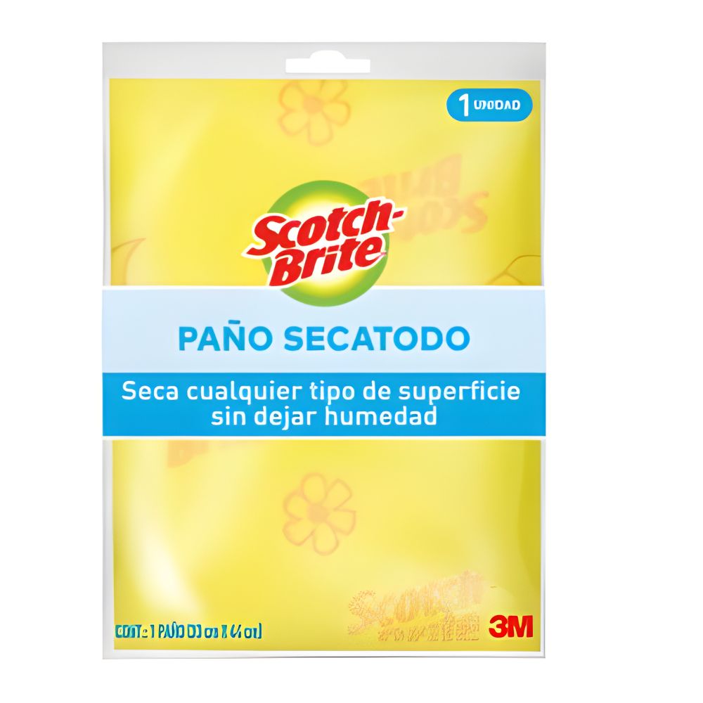 Paño Secatodo 3M Scotch-Brite | 33x44 cm | Multiusos Absorción | 1 Pieza