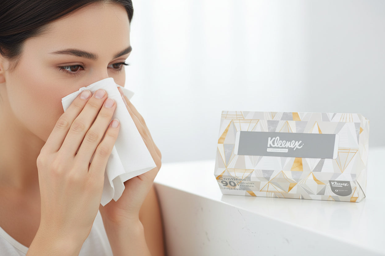 Pañuelo Facial Kleenex 90 Hjs. Dobles 89330
