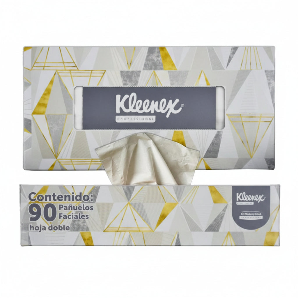 Pañuelo Facial Kleenex 90 Hjs. Dobles 89330