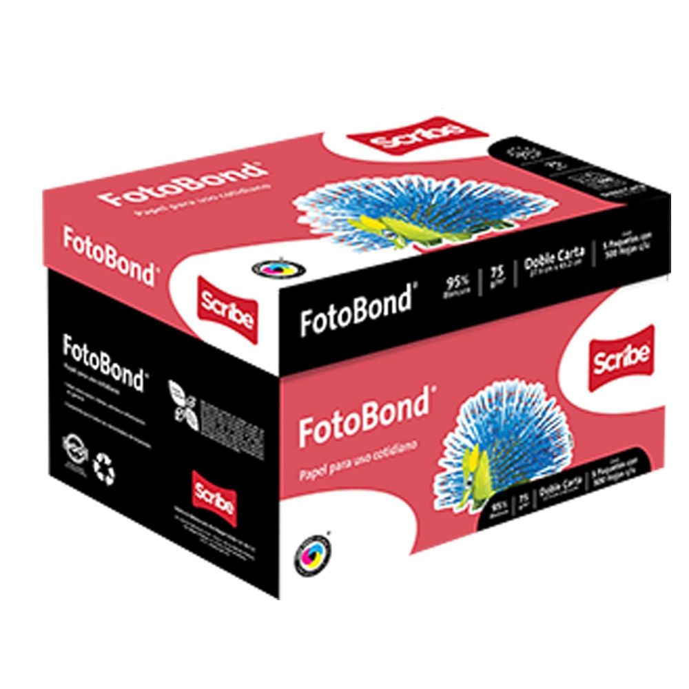 Caja Papel FotoBond Carta c/5000 hojas - Colmenero Shop