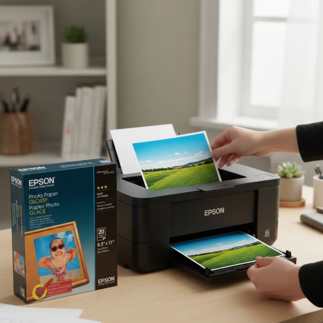 Papel Fotográfico Epson Glossy S041141 Carta