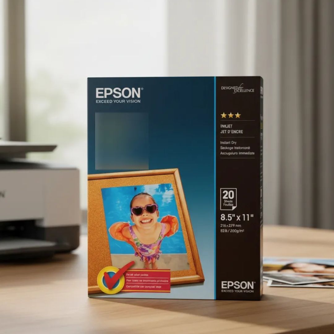 Papel Fotográfico Epson Glossy S041141 Carta