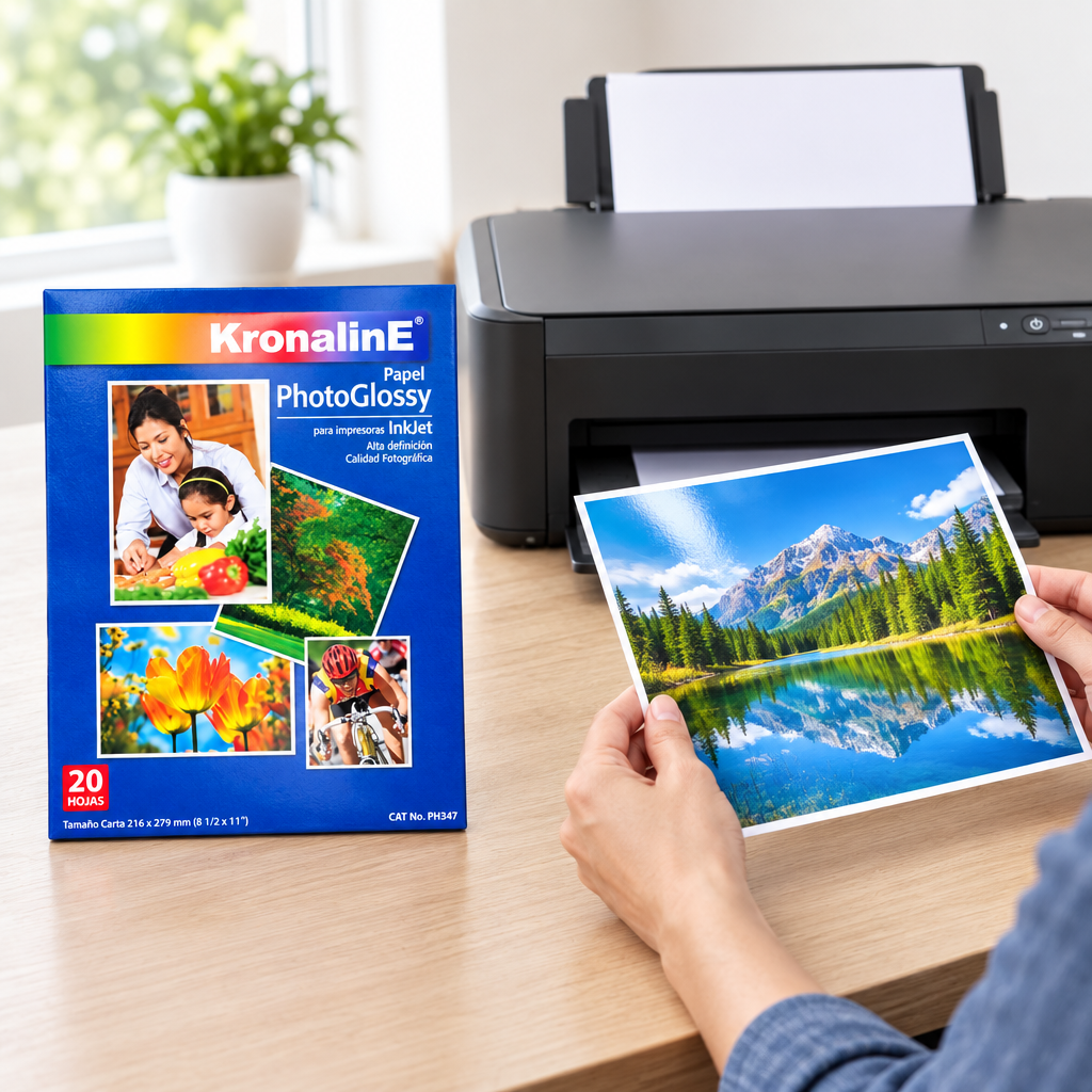 Papel fotográfico Kronaline PhotoGlossy PH347 