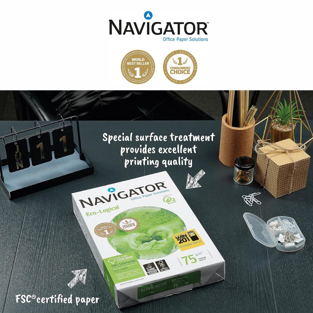 Papel Navigator Carta 70g - 97% Blancura