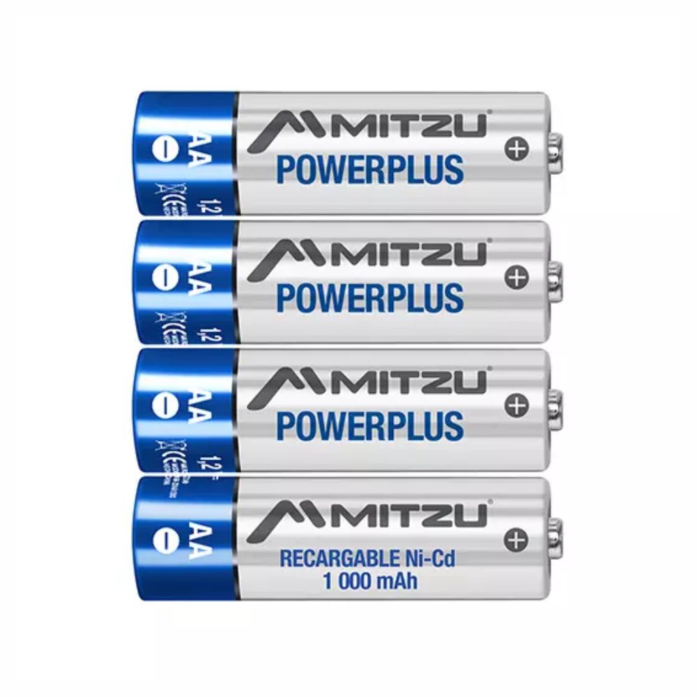 Pilas Recargables Mitzu AAA Ni-MH 850 mAh | Blíster 4 Piezas