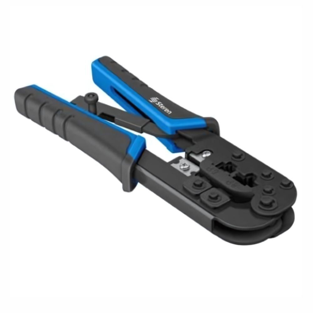 Pinza Steren HER-668 | Ponchadora Profesional RJ45, RJ12, RJ11