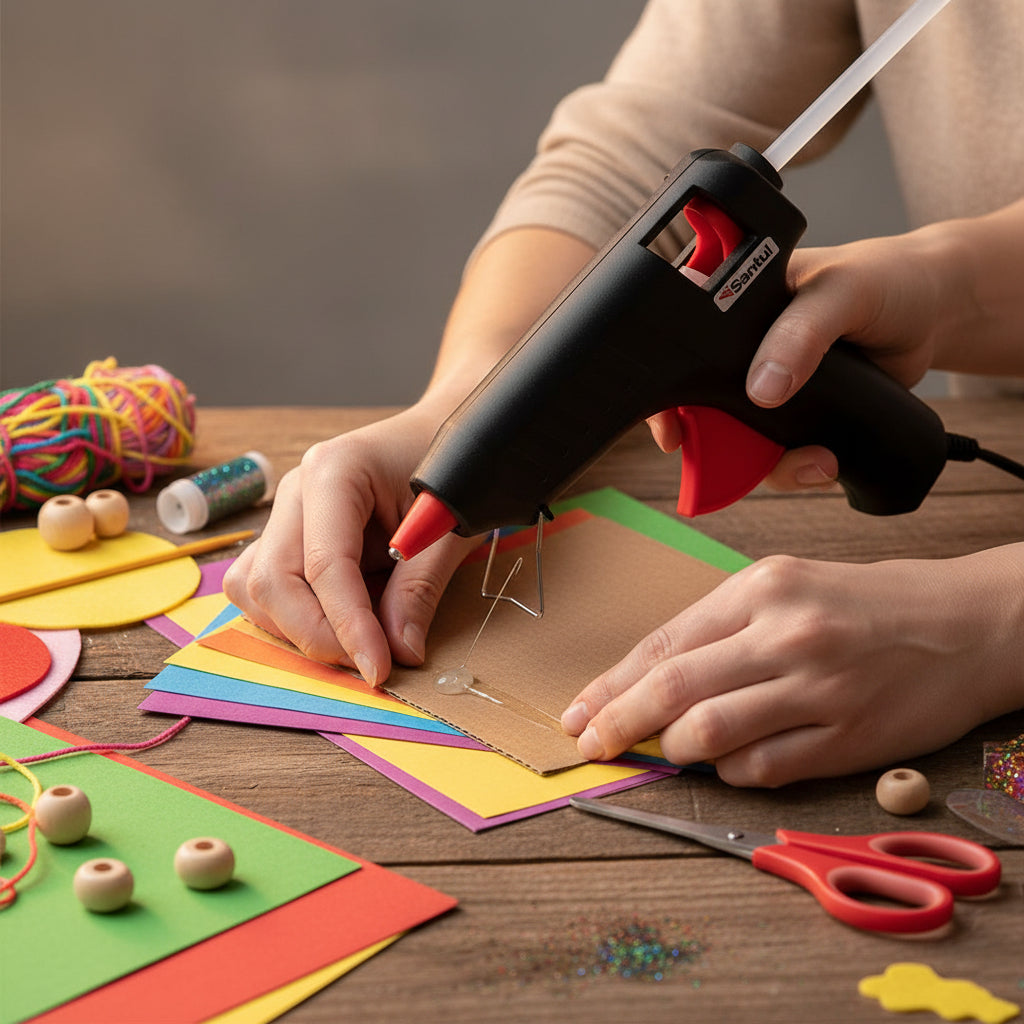 Pistola de Silicón Santul 25W Roja Modelo 7724 | Mayoreo B2B