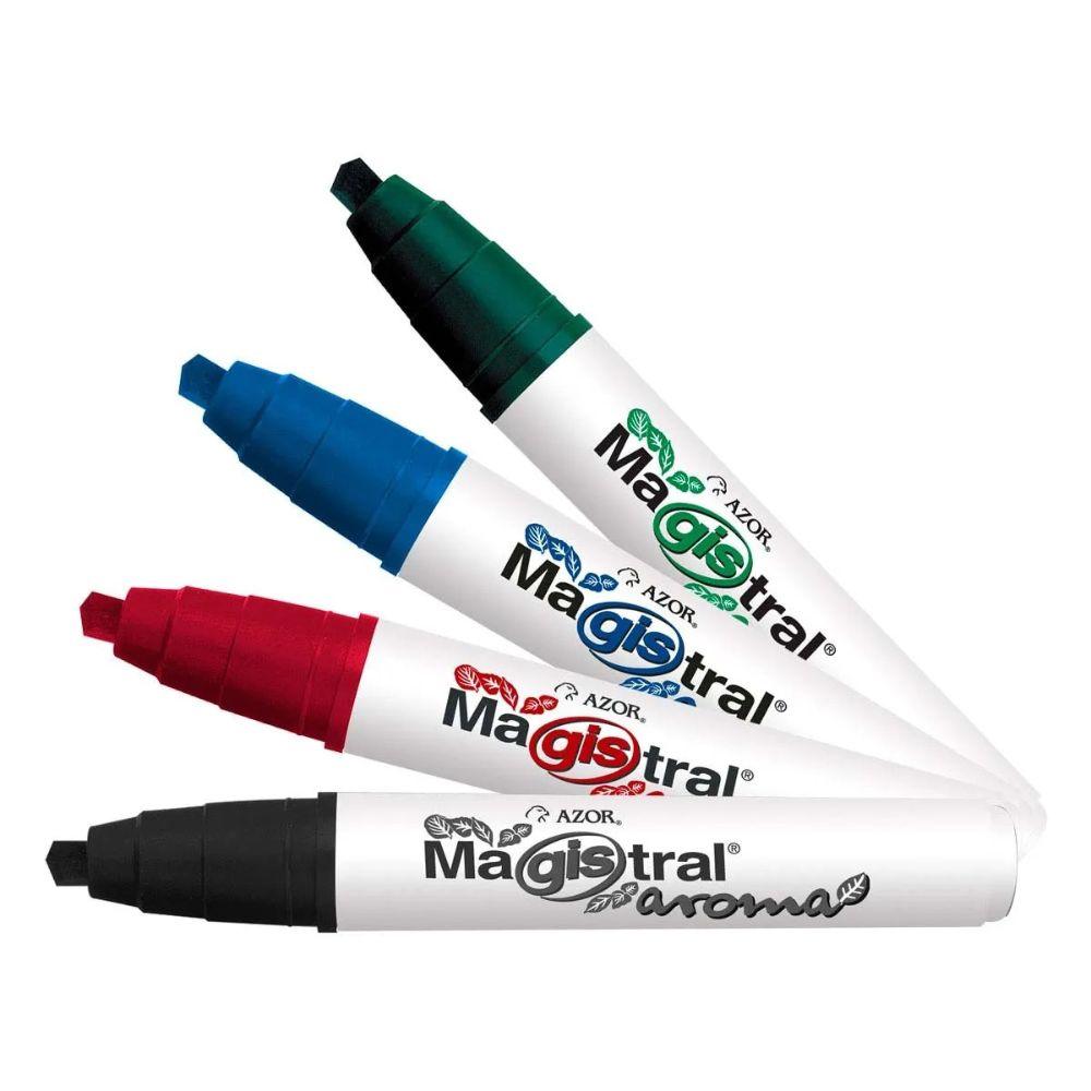 Marcador Para Pizarron Magistral Con Aroma C/4 pz 8364 - Colmenero Shop