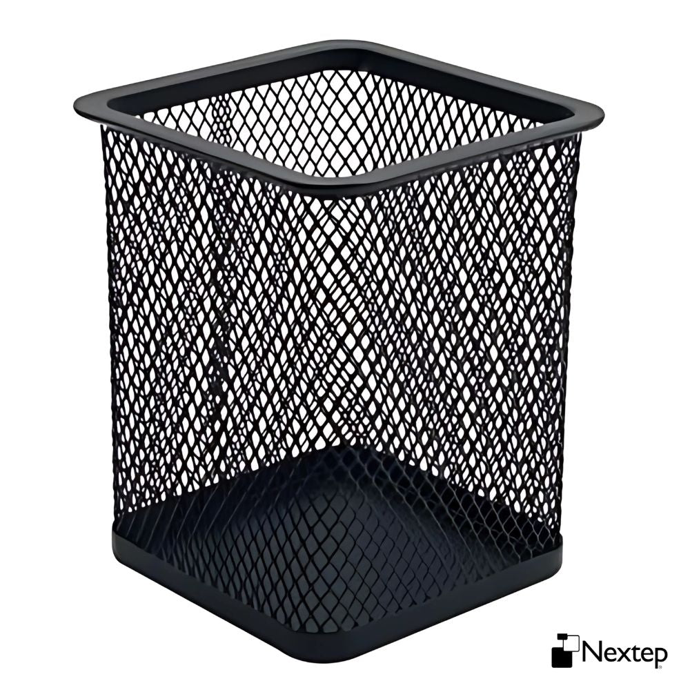 Porta Lapices Nextep Cuadrado Mediano Malla NE-158F Metalica
