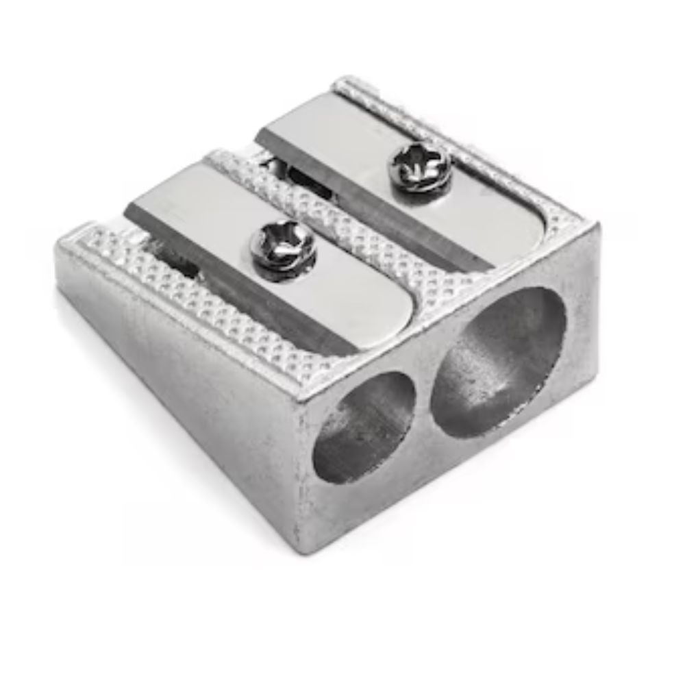 Sacapuntas Metálico Doble Dietrix | Caja 12 Pzas Mayoreo