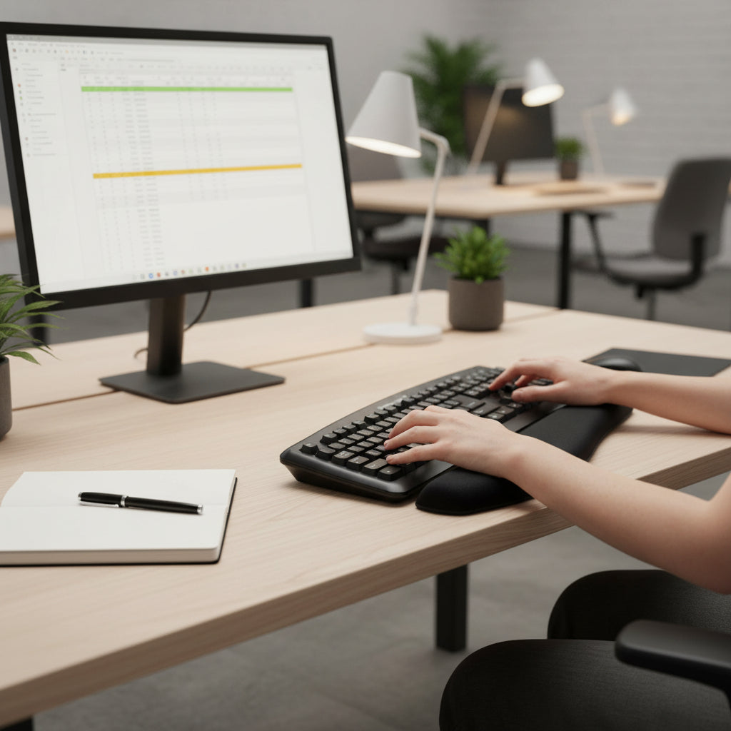 Reposa Muñecas Nextep para Teclado | Memory Foam NE-419