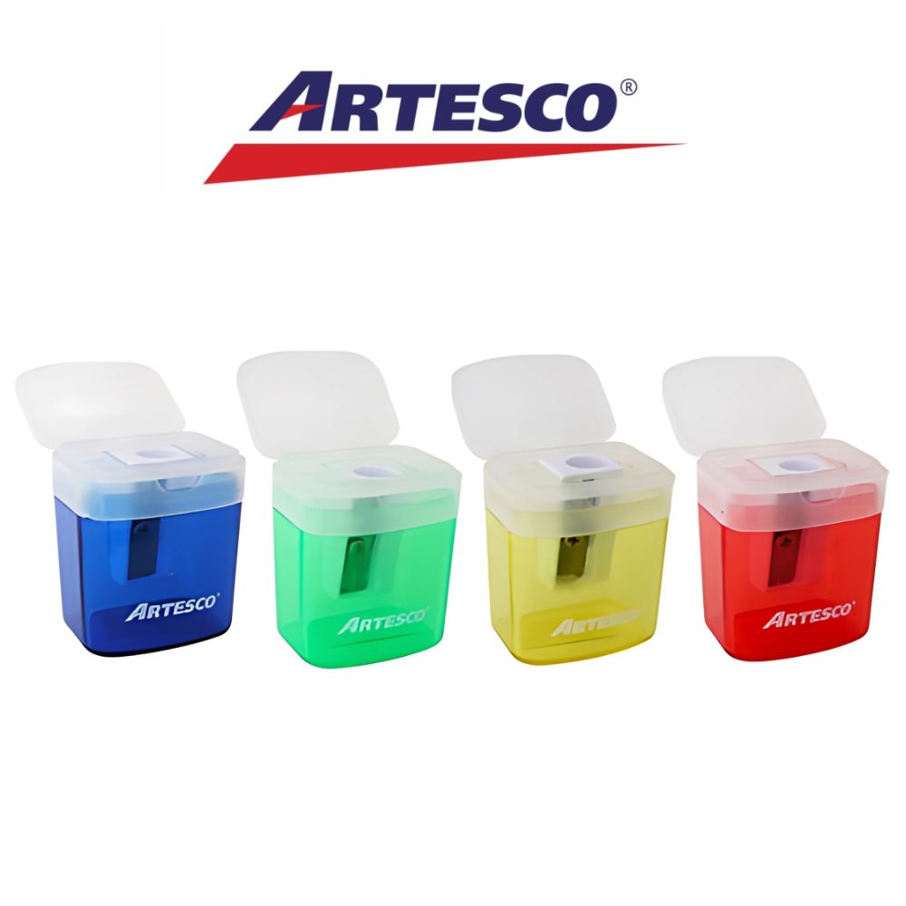 Sacapuntas Artesco AR17367005 | Manual, con Depósito y Tapa
