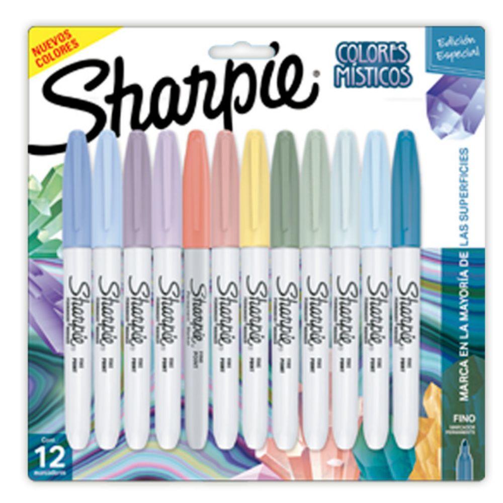 Marcador Permanente Punto Fino Sharpie Mystics Estuche Con 12 Piezas 2155618 - Colmenero Shop