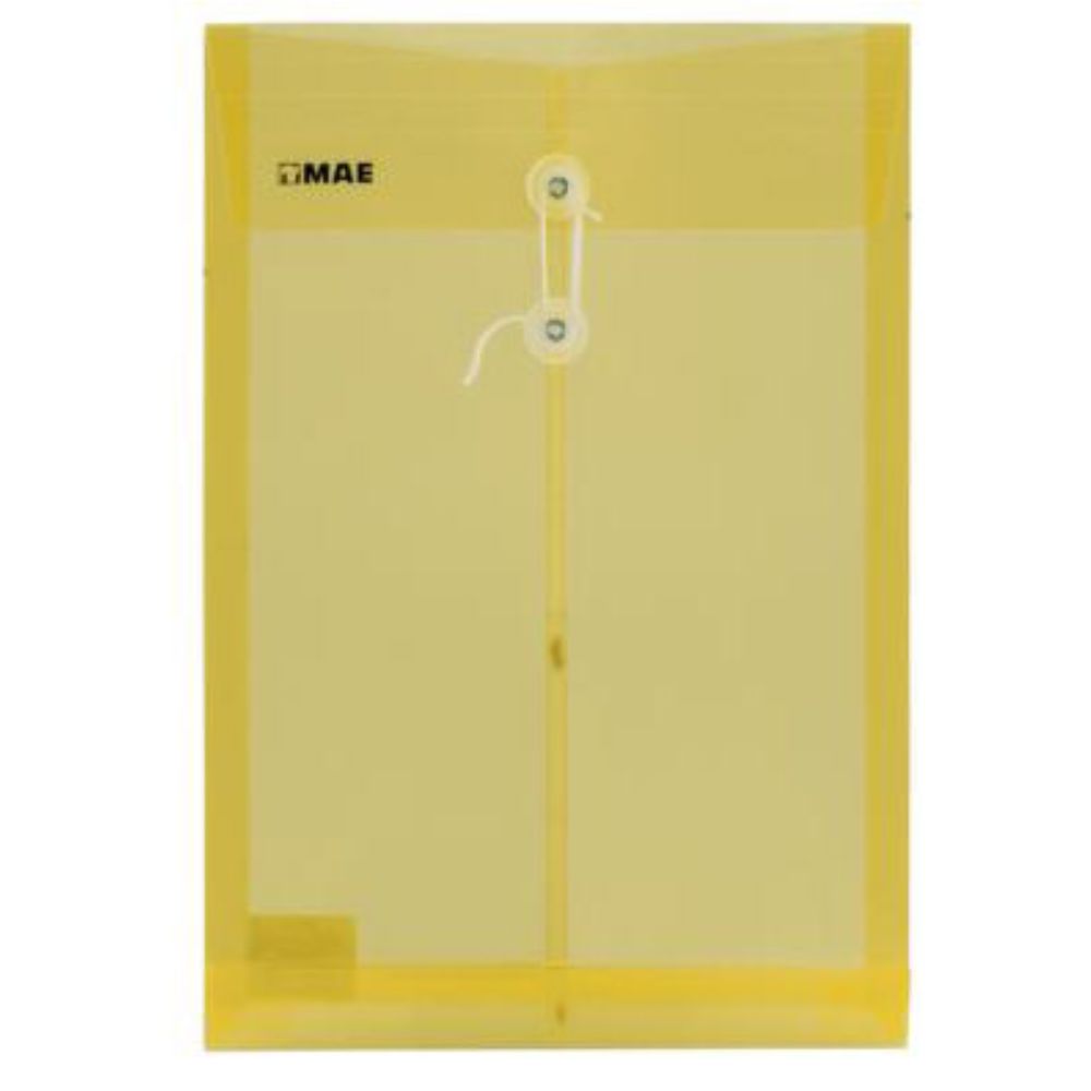 Sobre Vertical de Polipropileno MAE | Tamaño Oficio | Cierre con Rondana