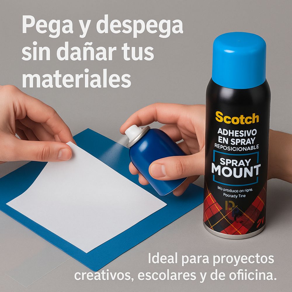  Adhesivo en Aerosol Spray Mount Scotch 3M 290g | Transparente