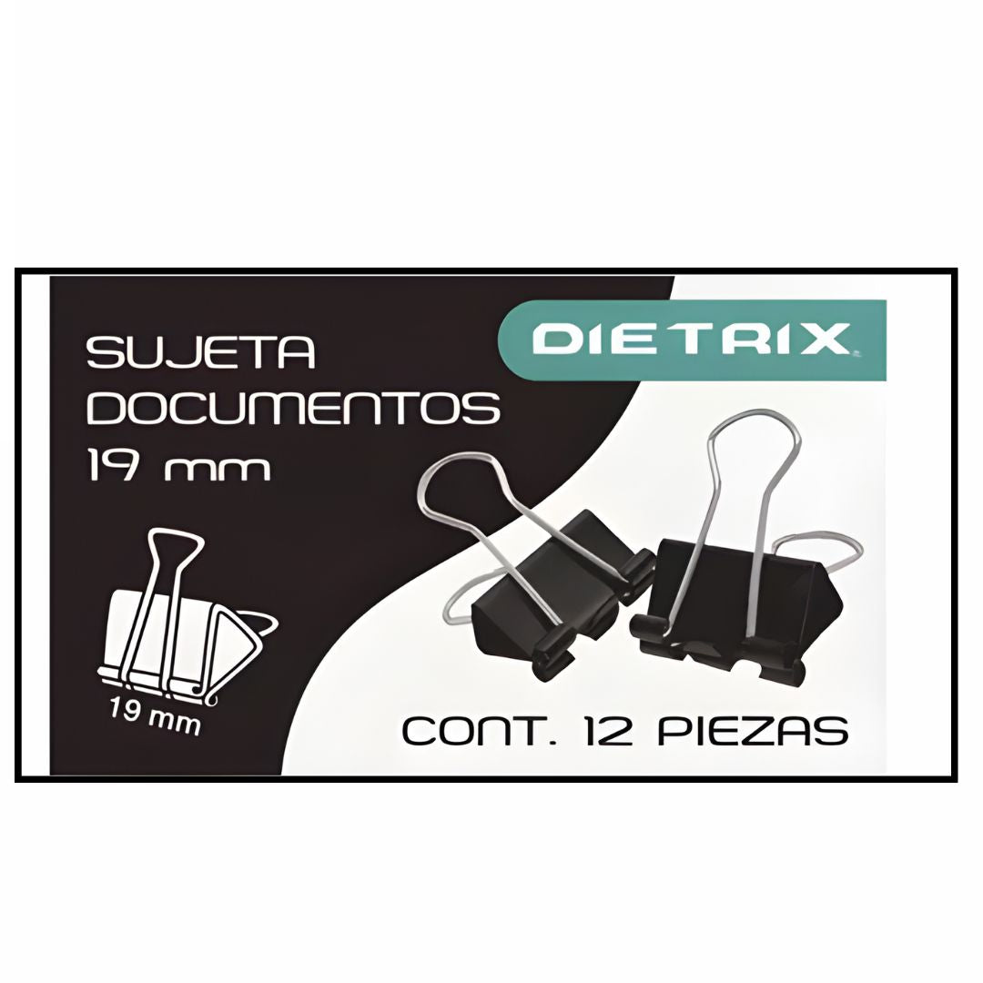 Sujeta documentos Dietrix (Binder Clips) Varias Medidas